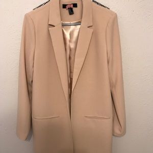 Blush Pink Blazer/Duster -Forever 21 brand